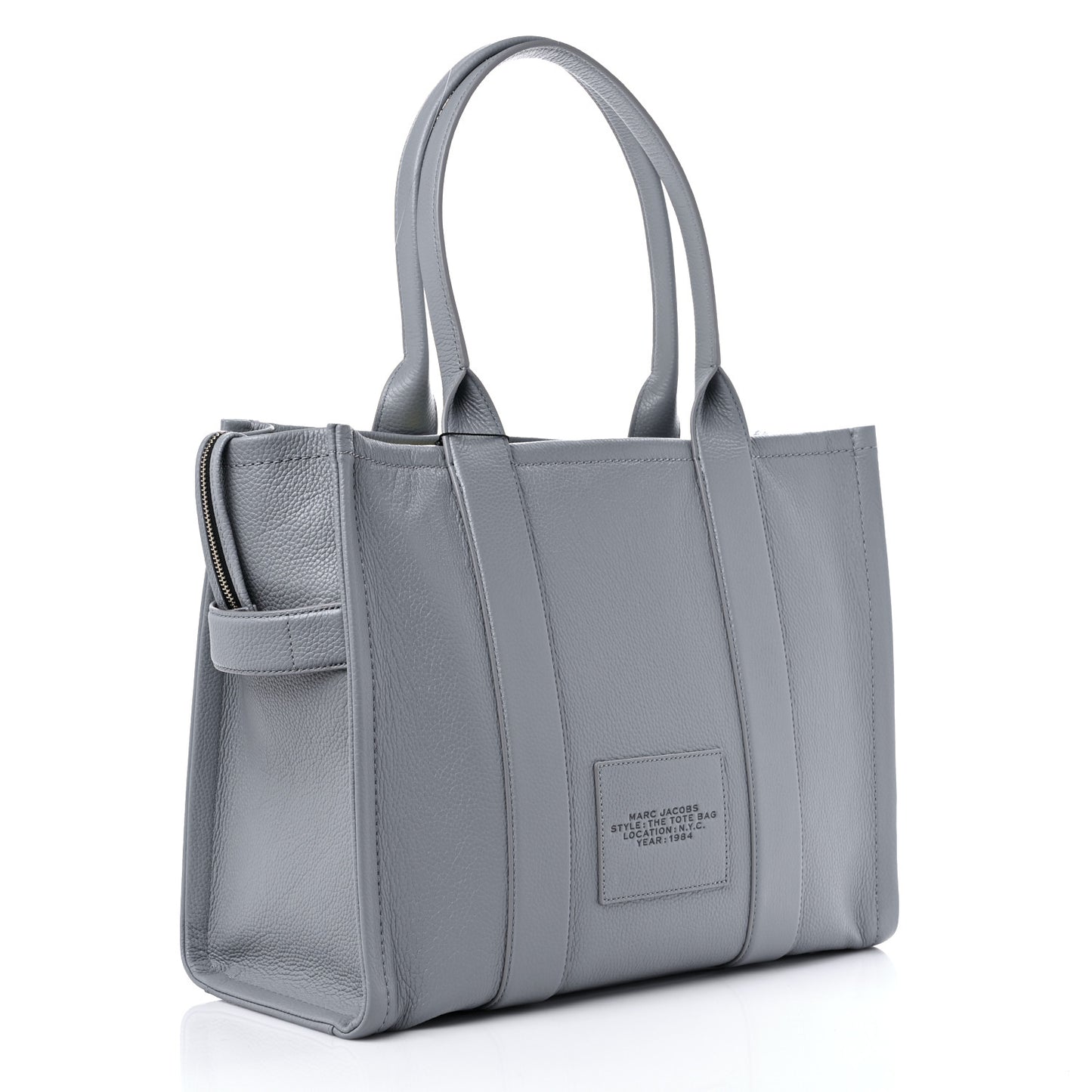 Grained Calfskin The Tote Bag Wolf Grey