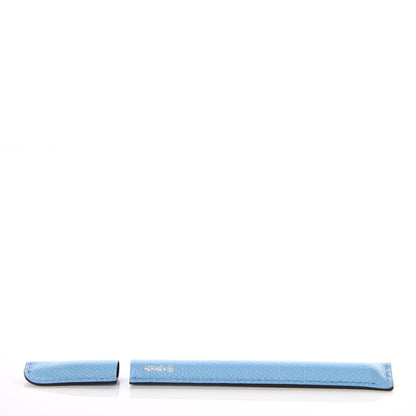 Hermes Epsom Petit H Pen Holder Celeste 1 of 3