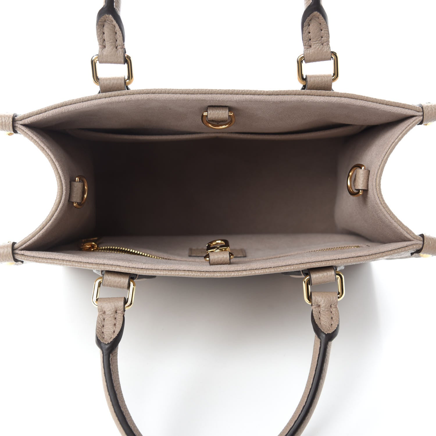 Louis Vuitton Empreinte Monogram Giant Onthego PM Tourterelle Creme 5 of 10