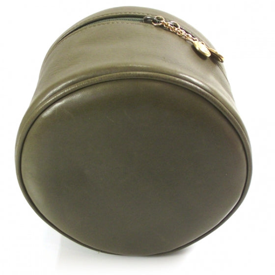 Leather Jewelry Case Green