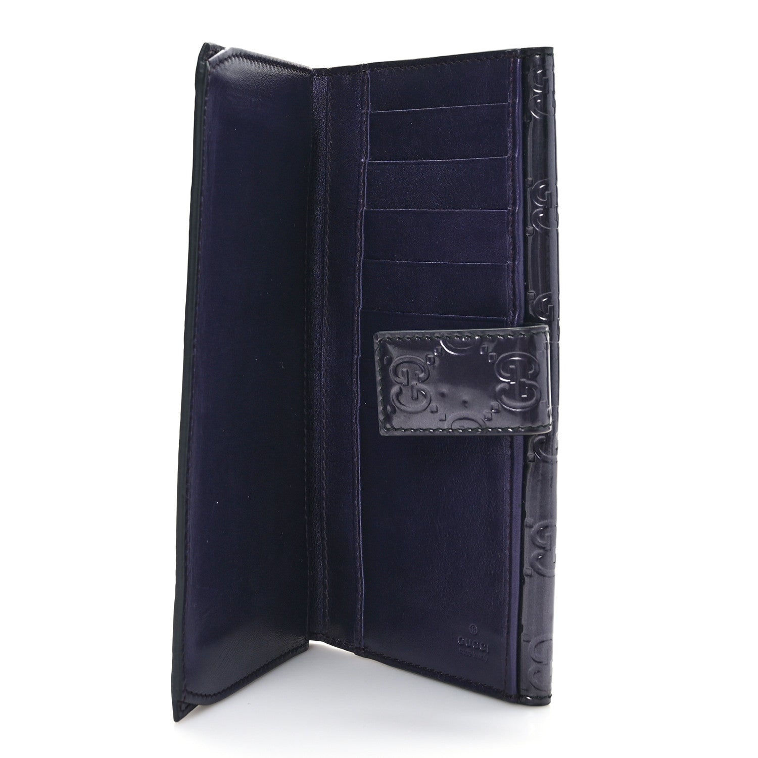 Gucci Shine Guccissima Emily Continental Wallet Melanzana 5 of 7