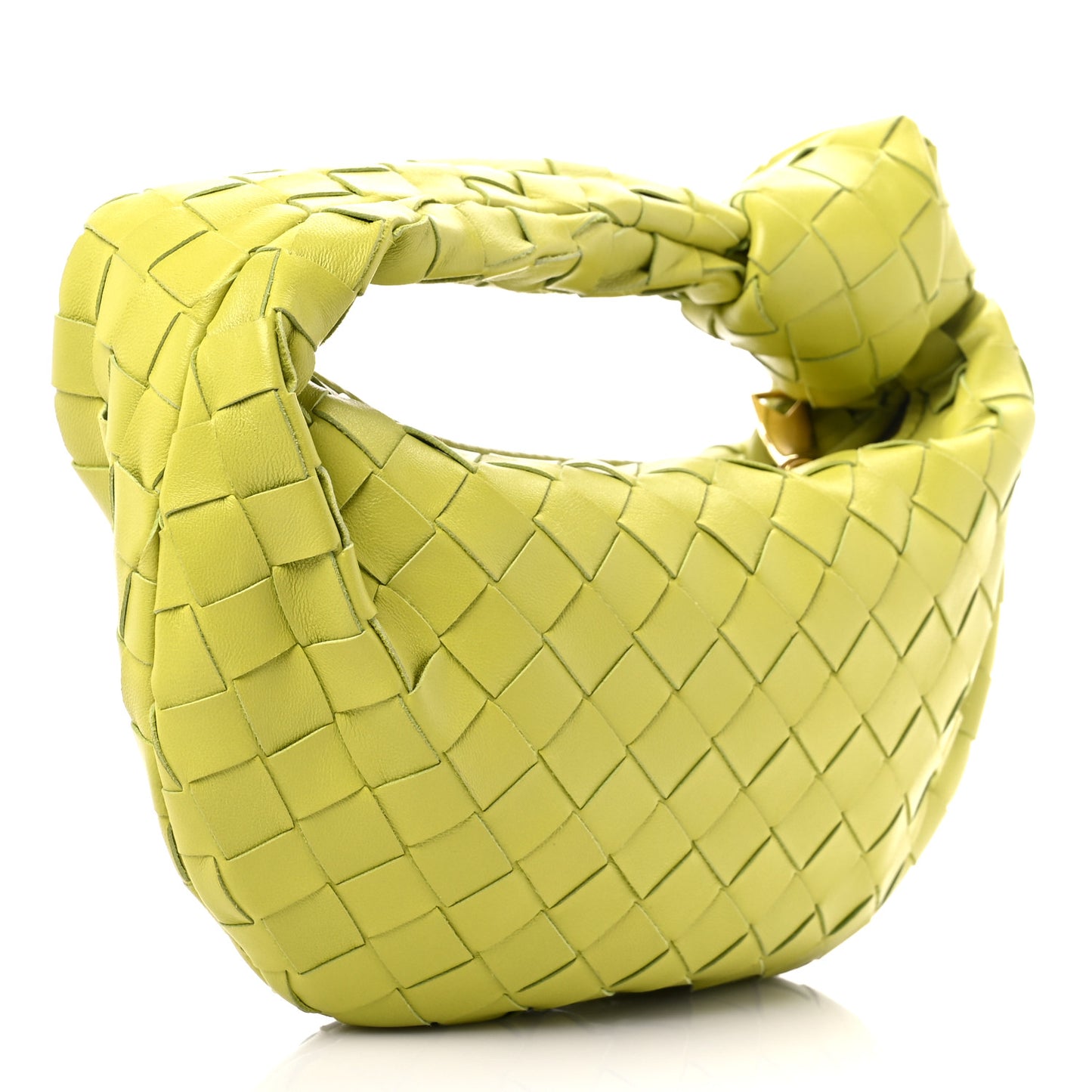 Nappa Intrecciato Mini Jodie Kiwi