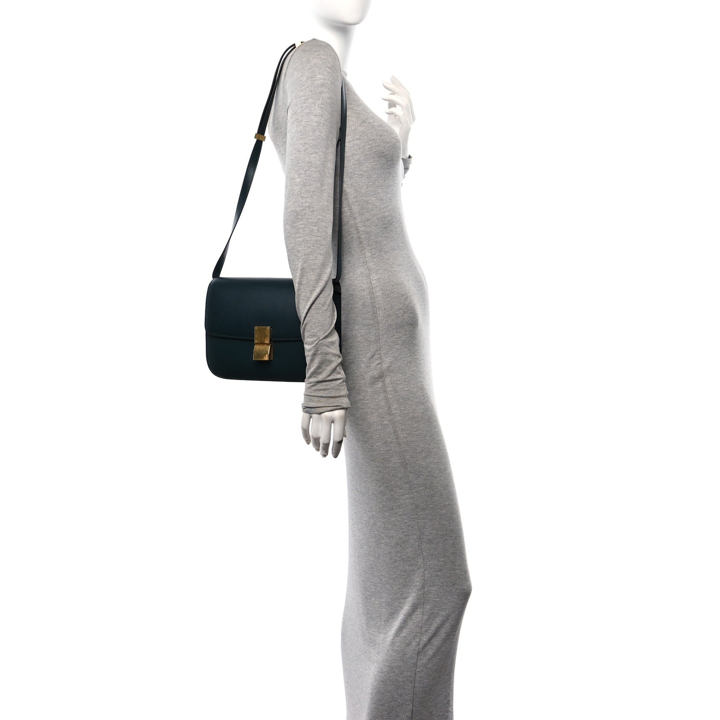 Box Calfskin Medium Classic Box Flap Bag Amazone