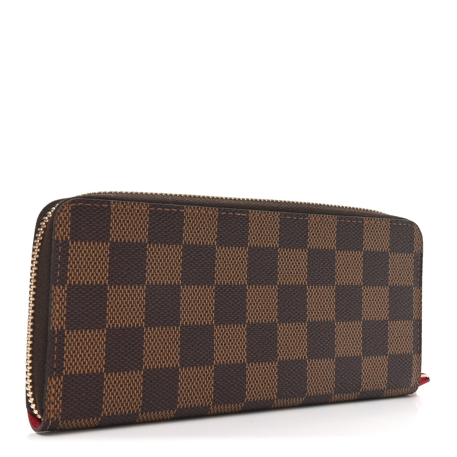 Louis Vuitton Damier Ebene Clemence Wallet Cherry 3 of 6