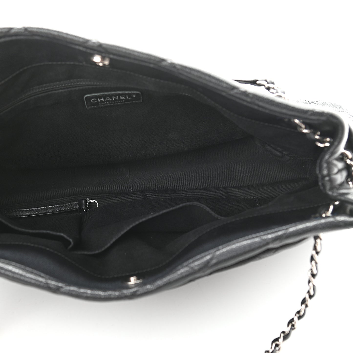 Caviar Quilted CC Timeless Soft Tote Black