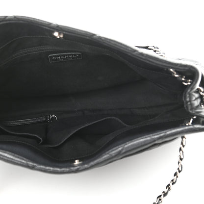 Chanel Caviar Quilted CC Timeless Soft Tote Black 5 of 10