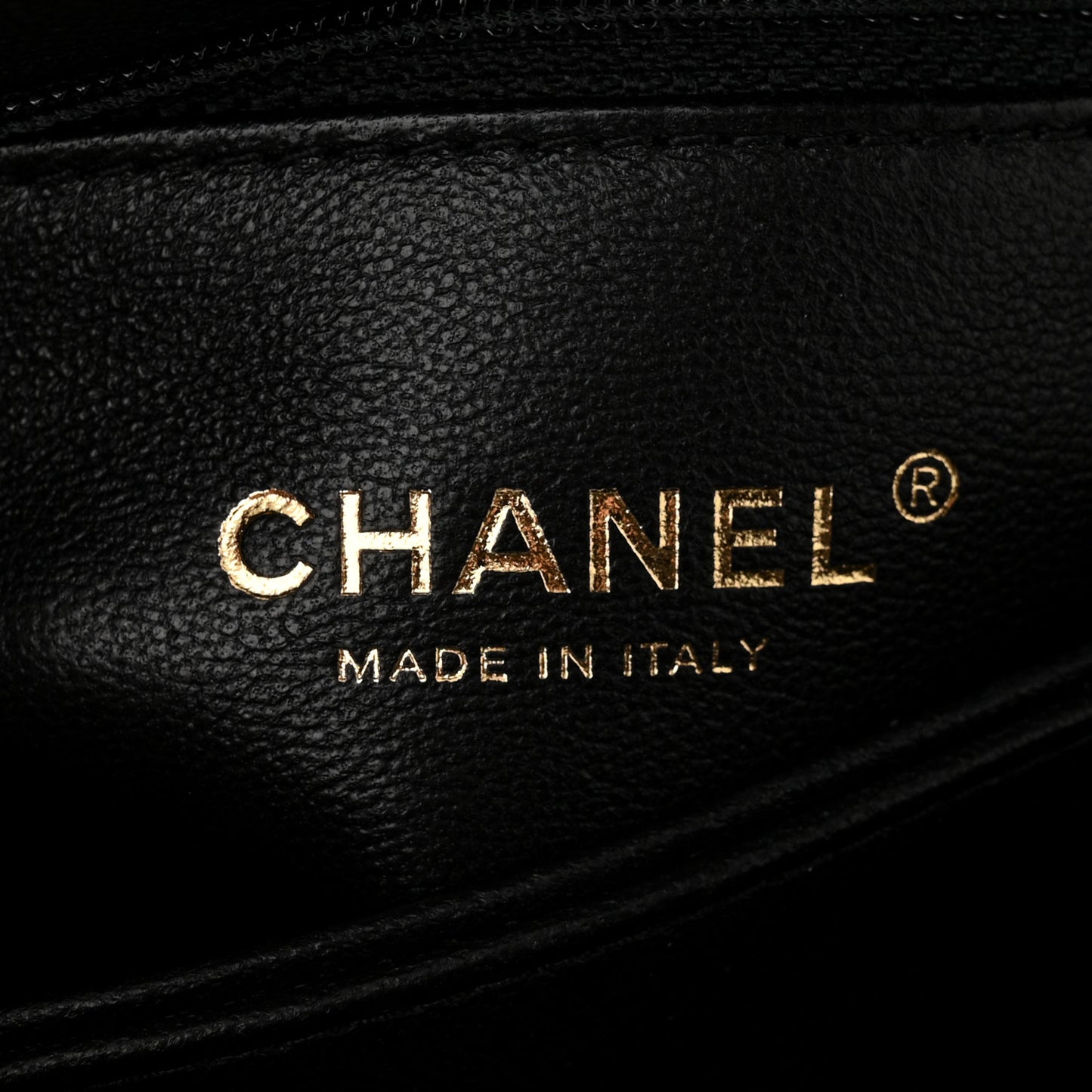 Caviar Lizard Quilted Mini Coco Handle Flap Black