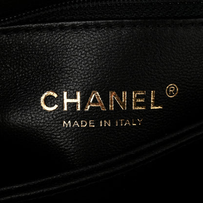 Chanel Caviar Lizard Quilted Mini Coco Handle Flap Black 6 of 10