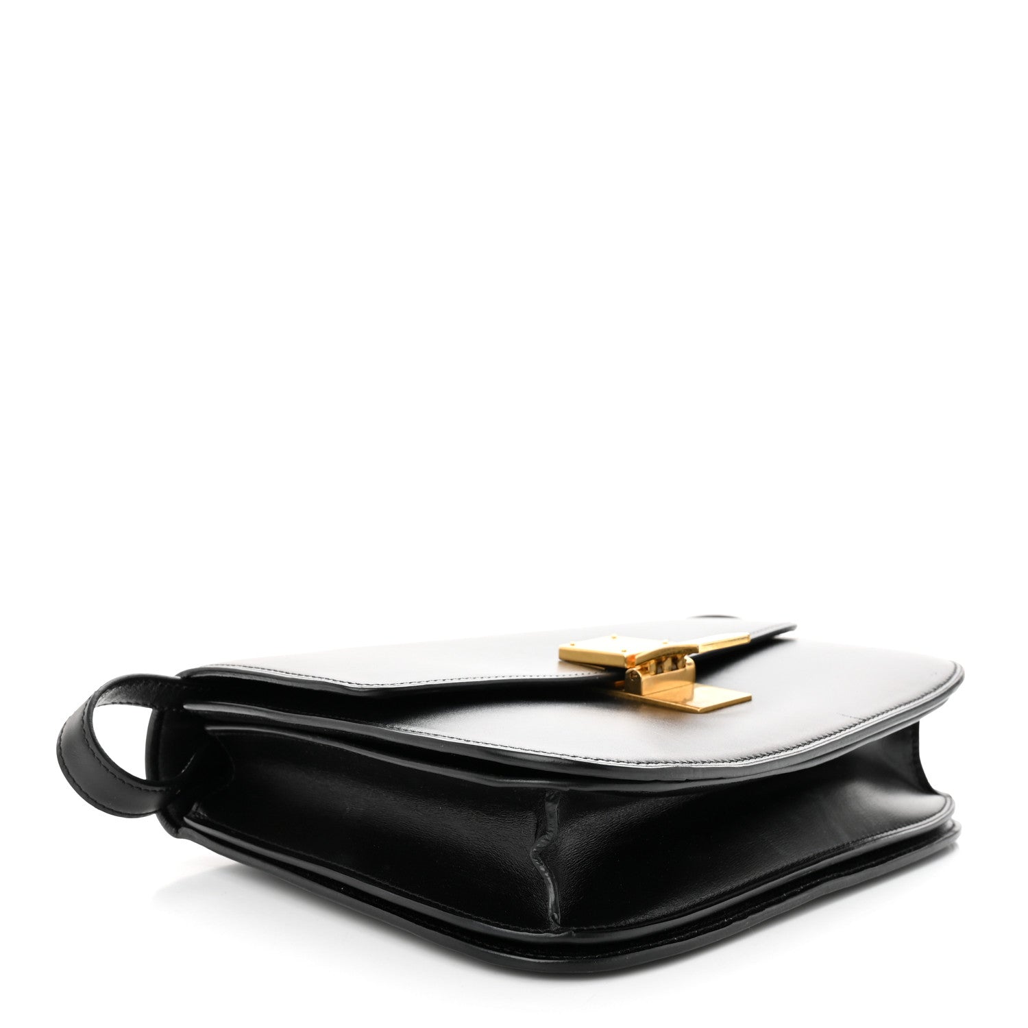 Celine Box Calfskin Medium Classic Box Flap Bag Black 4 of 13
