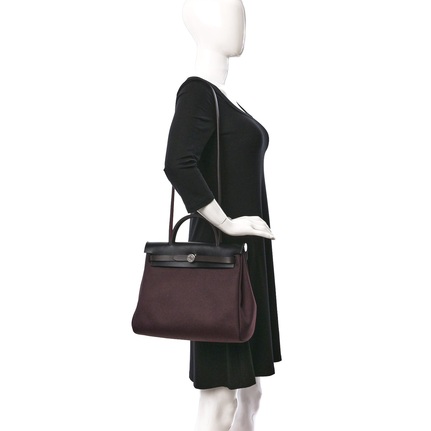 Military Toile Vache Hunter Herbag Zip PM 31 Rouge Sellier Ebene Black