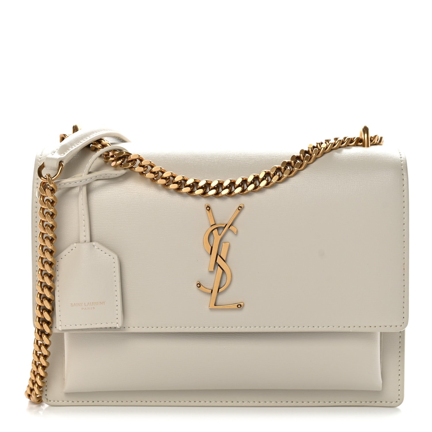 Saint Laurent Calfskin Medium Monogram Sunset Crema Soft 1 of 12
