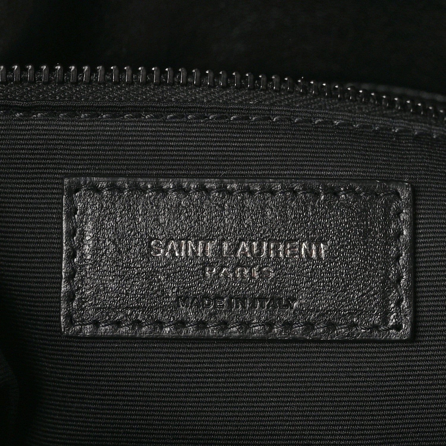 Saint Laurent Lambskin Quilted Monogram Monochrome Medium Loulou Puffer Chain Satchel Black 6 of 10
