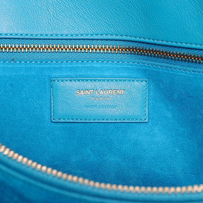 Saint Laurent Calfskin Small Sac De Jour Turquoise 6 of 7
