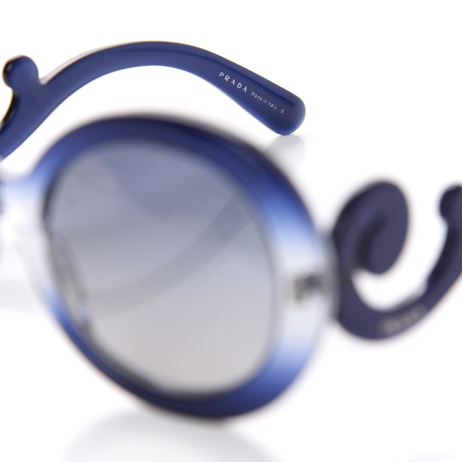 Prada Baroque Sunglasses SPR 27N Blue 6 of 7