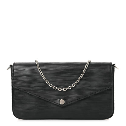 Louis Vuitton Epi Pochette Felicie Black 1 of 12