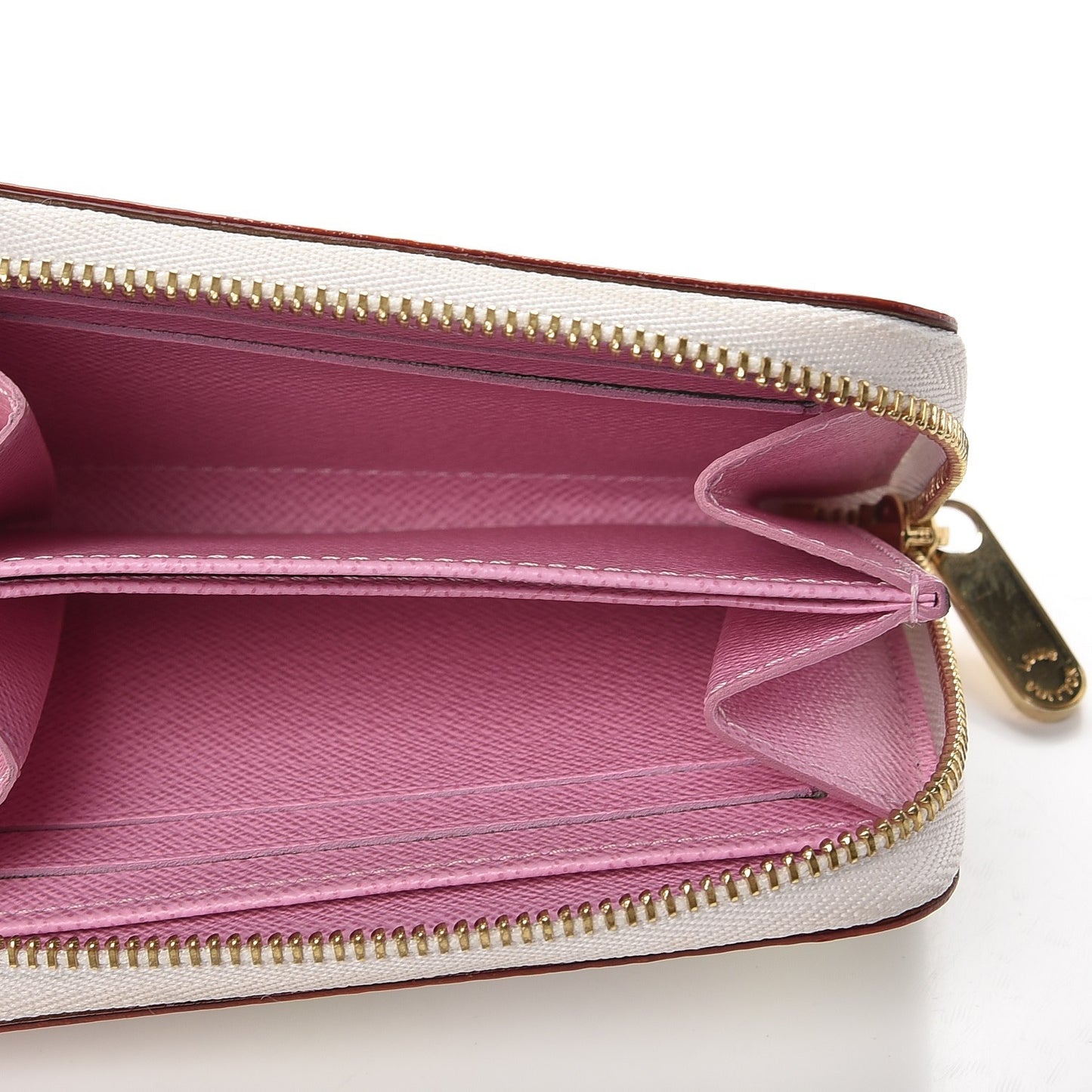 Monogram Multicolor Zippy Coin Purse Wallet White Litchi