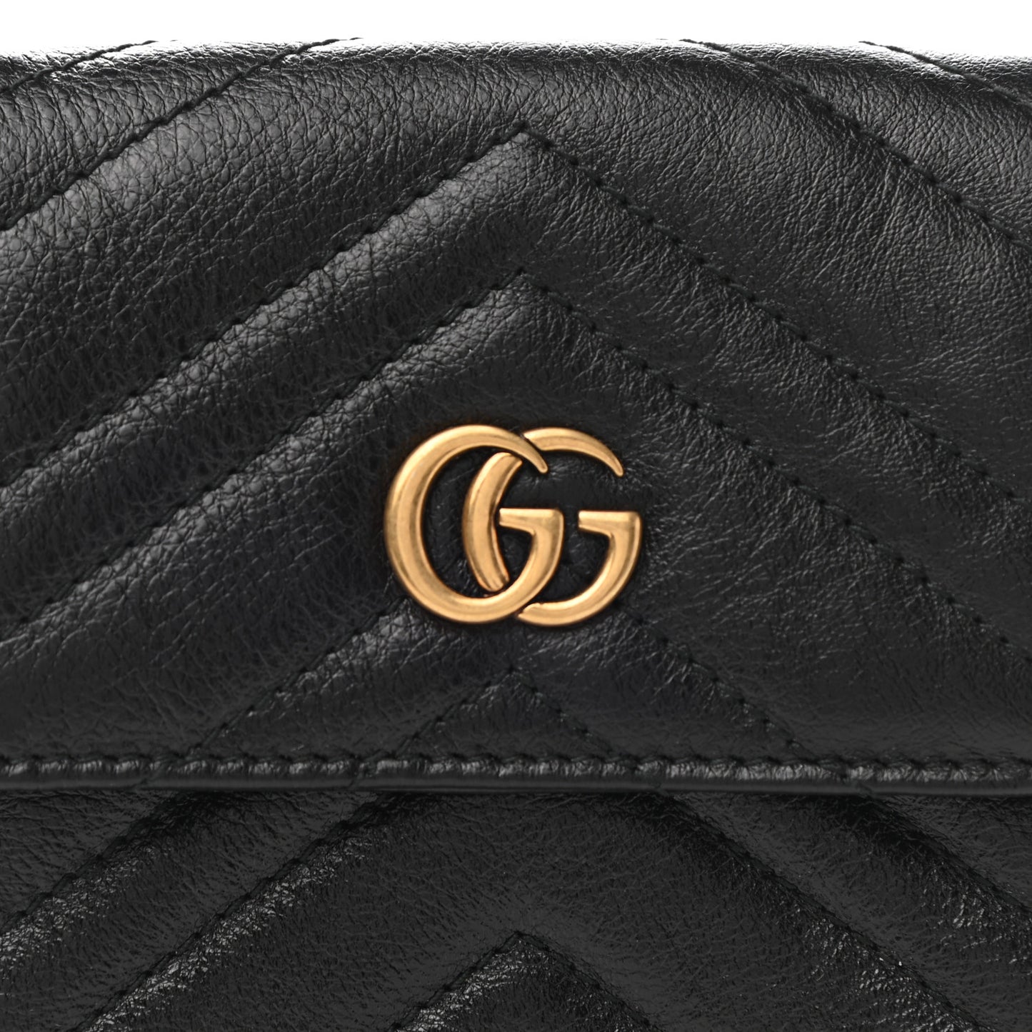Calfskin Matelasse GG Marmont 2.0 Multi Belt Bag Pouch Black