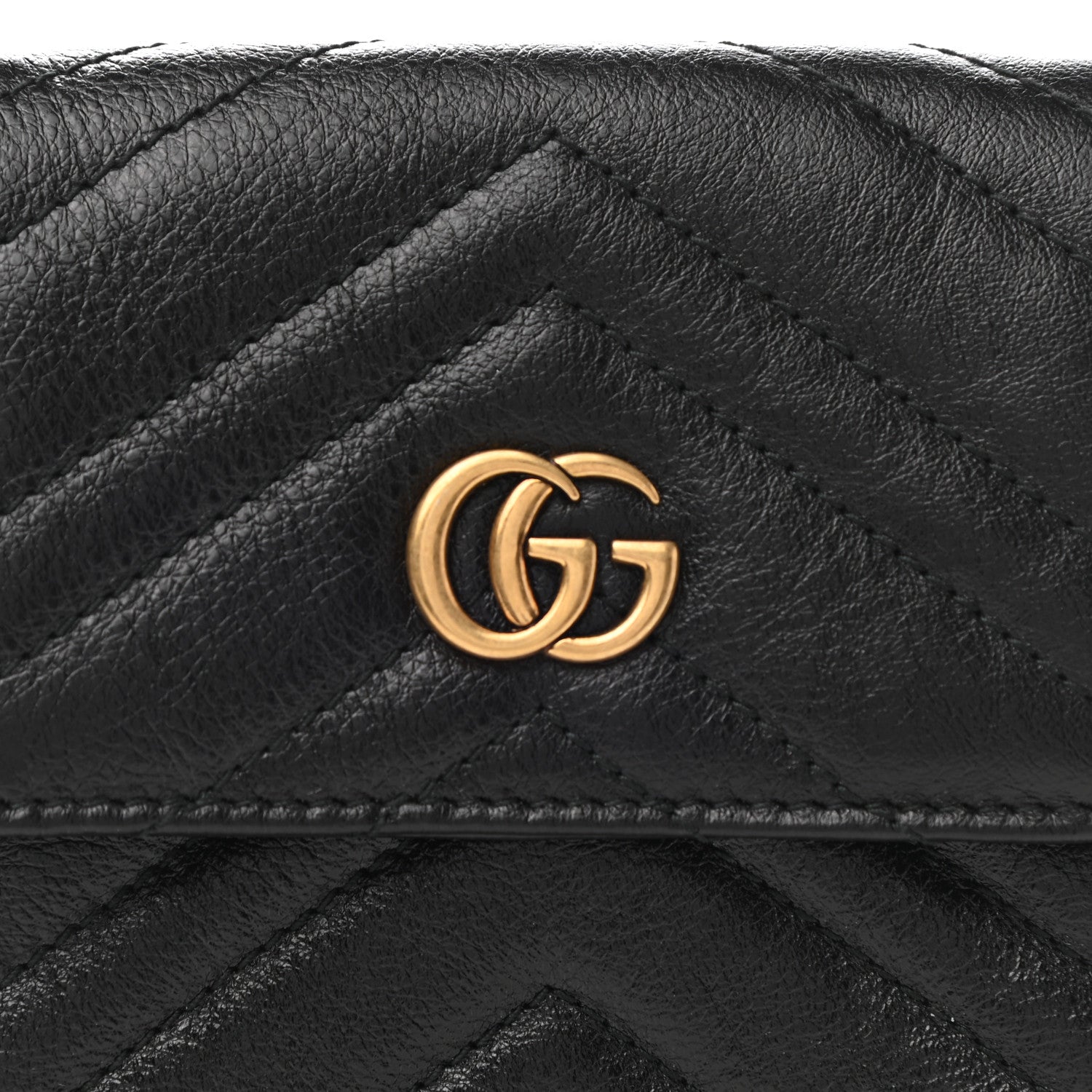 Gucci Calfskin Matelasse GG Marmont 2.0 Multi Belt Bag Pouch Black 8 of 10