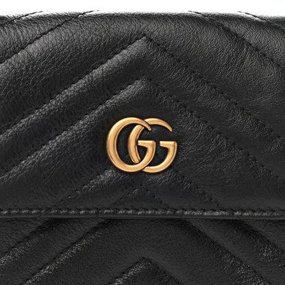 Gucci Calfskin Matelasse GG Marmont 2.0 Multi Belt Bag Pouch Black 8 of 10