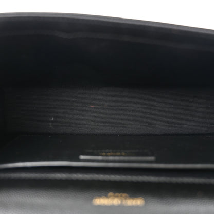 Saint Laurent Grain De Poudre Medium Classic Monogram Kate Tassel Satchel Black 5 of 11