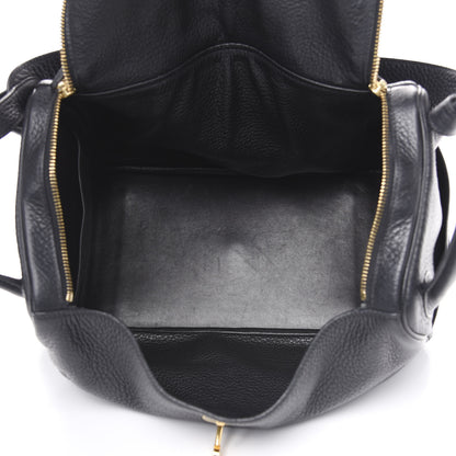 Hermes Taurillon Clemence Lindy 34 Black 4 of 10