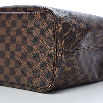 Louis Vuitton Damier Ebene Neo Neverfull MM Rose Ballerine 12 of 13