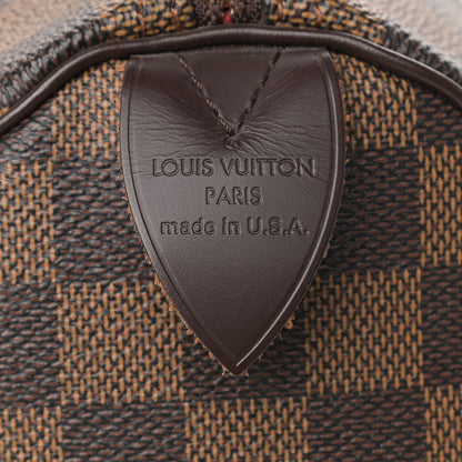 Louis Vuitton Damier Ebene Speedy 30 5 of 9