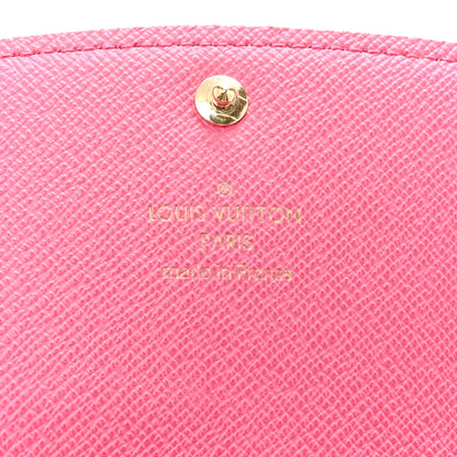 Louis Vuitton Monogram Bloom Flower Emilie Wallet Fuchsia 6 of 11