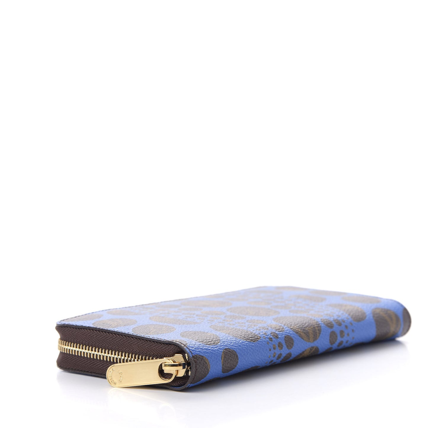 Monogram Kusama Pumpkin Dots Zippy Wallet Blue