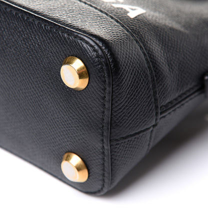 Balenciaga Grained Calfskin XXS Ville Top Handle Bag Scarf Black 9 of 13