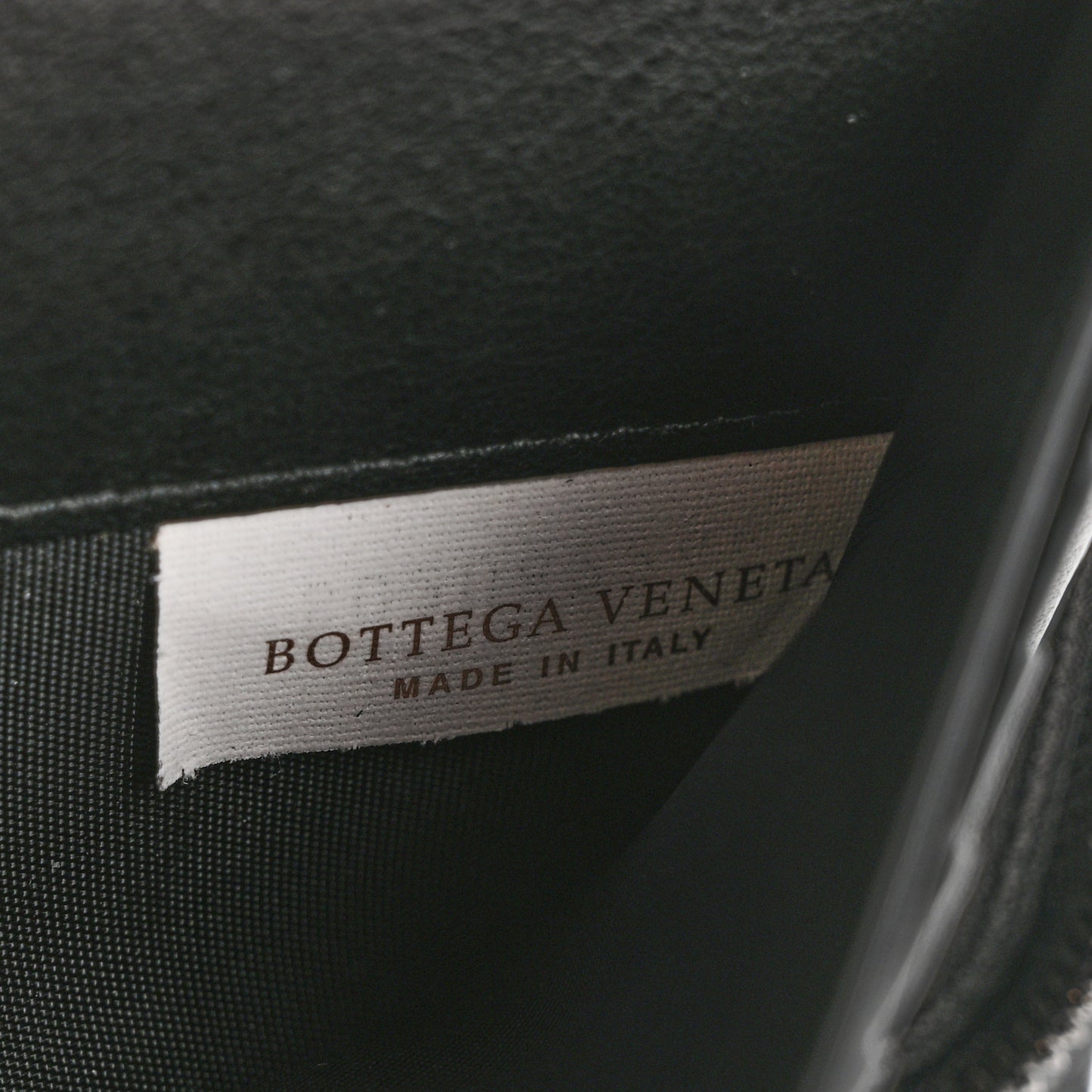 Nappa Intrecciato Zip Wallet Black