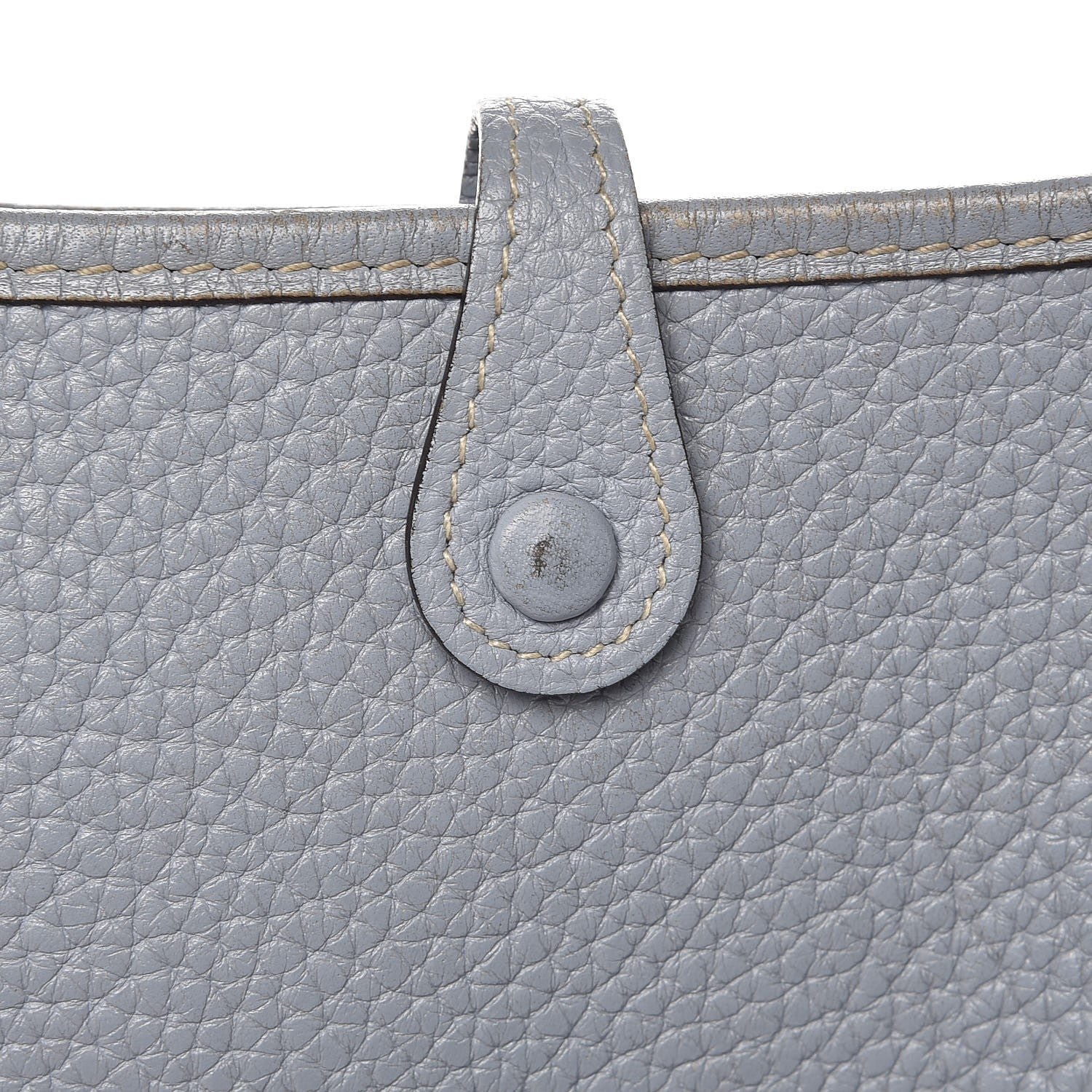 Hermes Taurillon Clemence Amazone Evelyne TPM Bleu Lin 9 of 14