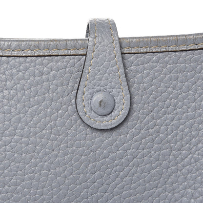 Hermes Taurillon Clemence Amazone Evelyne TPM Bleu Lin 9 of 14