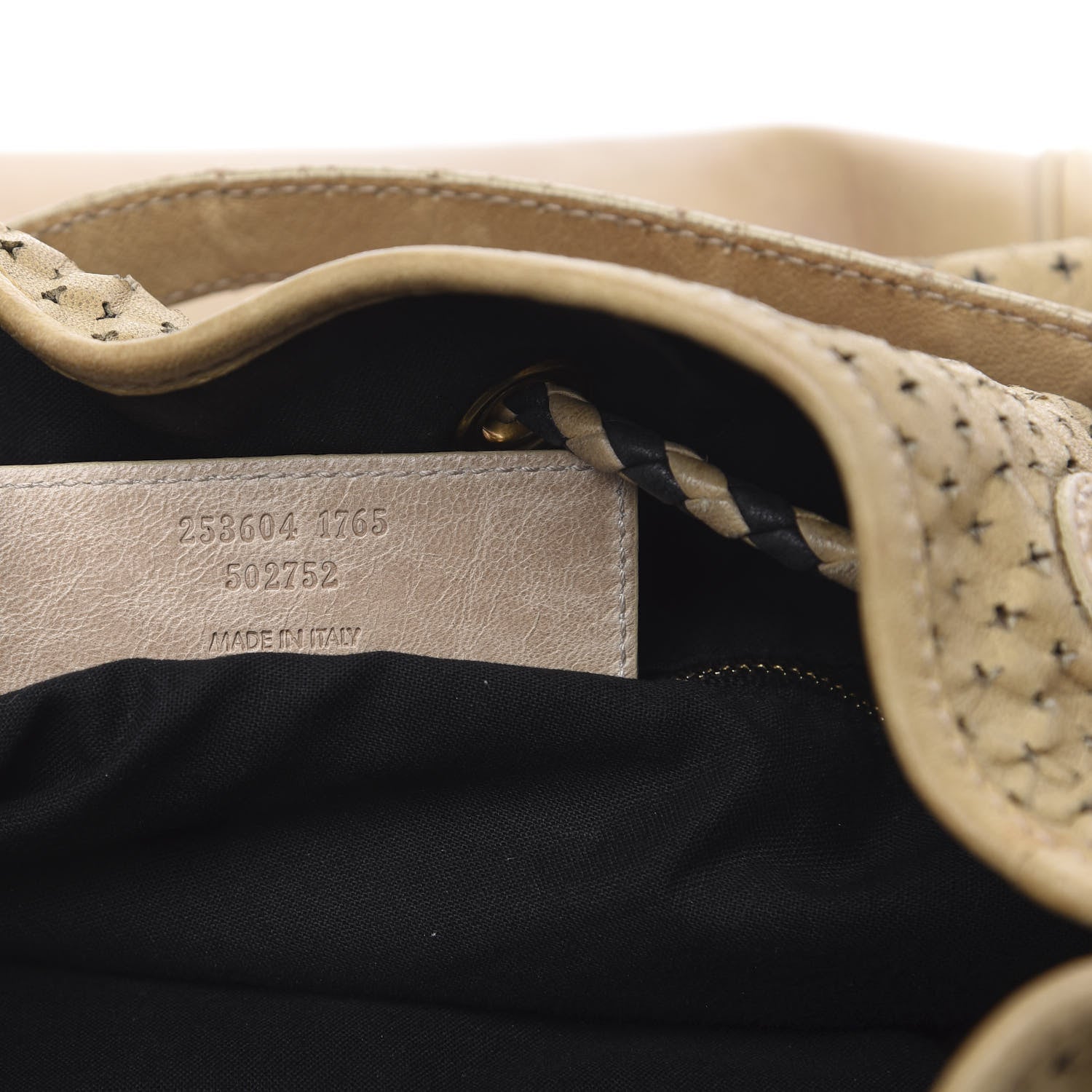Balenciaga Agneau Arena Laser Cut Cross Classic Gold Hardware Medium Pampille Praline 7 of 16