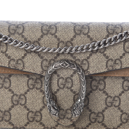 Gucci GG Supreme Monogram Super Mini Dionysus Shoulder Bag Taupe 7 of 10