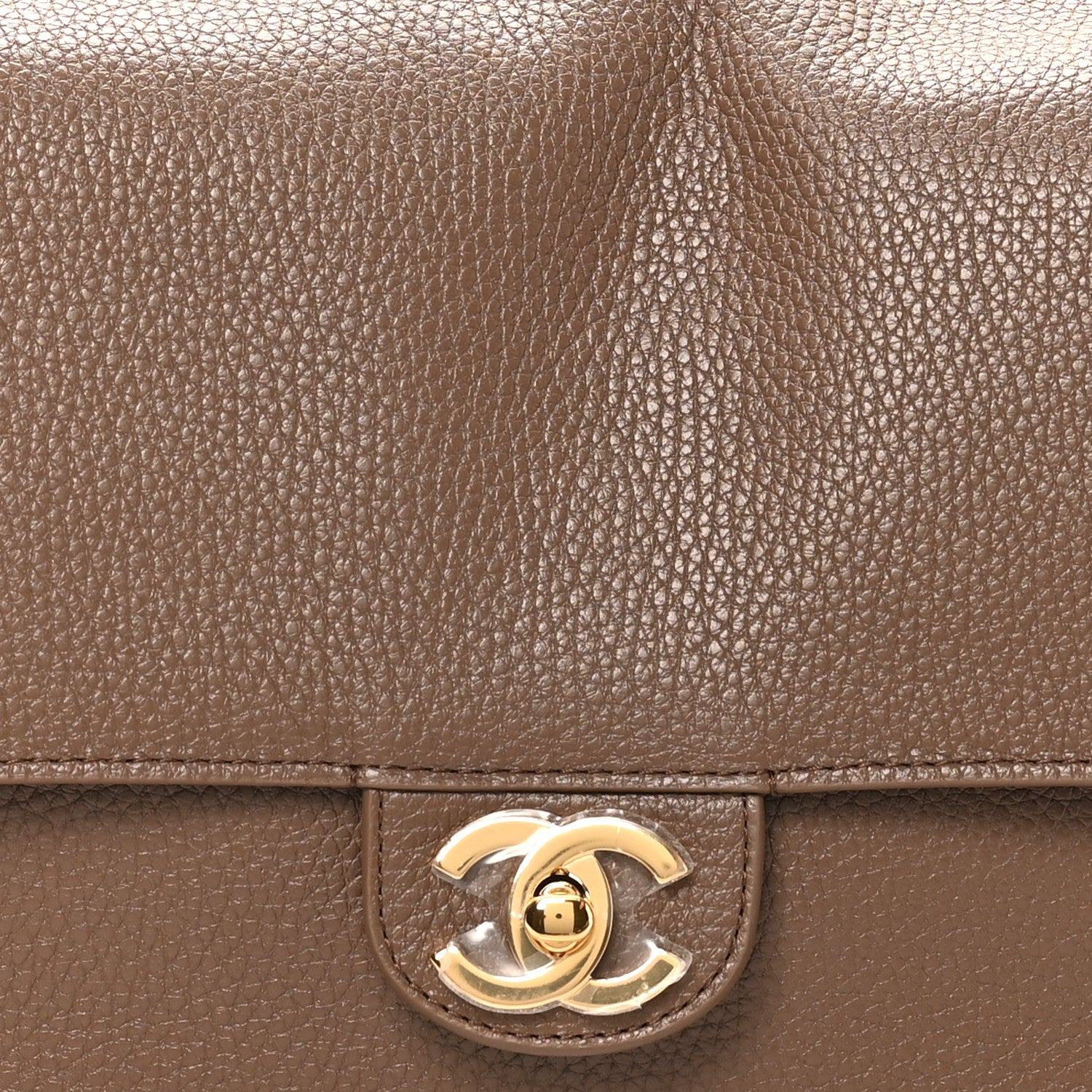 Chanel Grained Calfskin Small Souplissimo Maxi Flap Light Brown 8 of 10