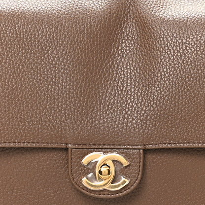 Chanel Grained Calfskin Small Souplissimo Maxi Flap Light Brown 8 of 10