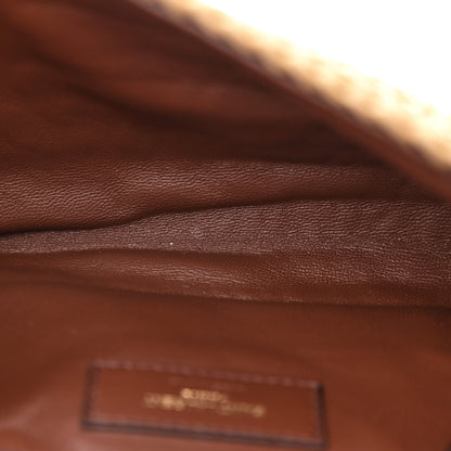 Saint Laurent Raffia Monogram Tassel Kate 99 Dark Nude 4 of 11