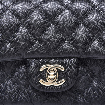 Chanel Caviar Quilted Mini Rectangular Flap Black 10 of 11