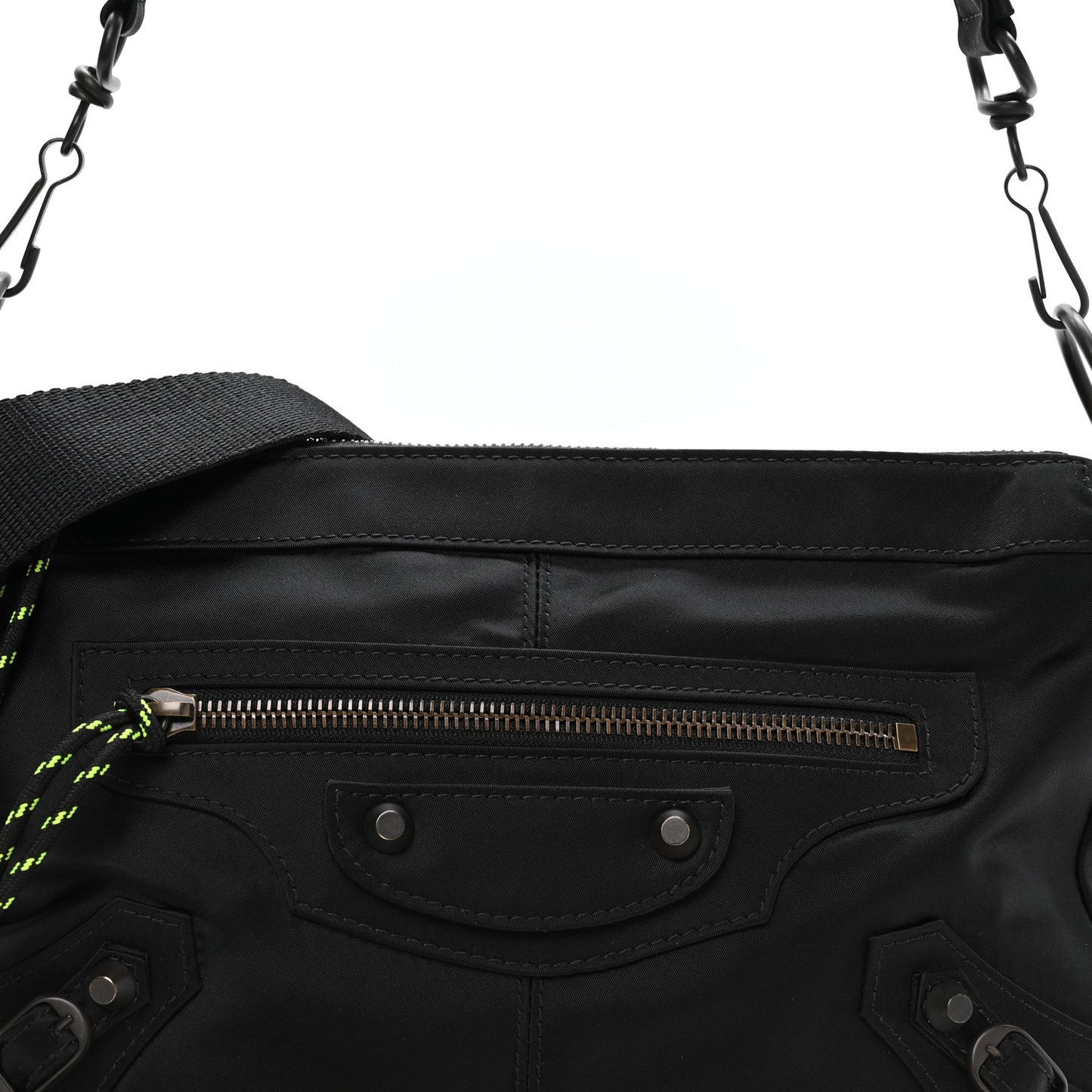 Nylon Classic Hardware Small Le City Moto Black