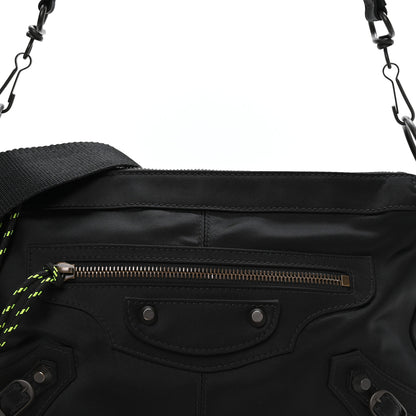 Balenciaga Nylon Classic Hardware Small Le City Moto Black 7 of 9