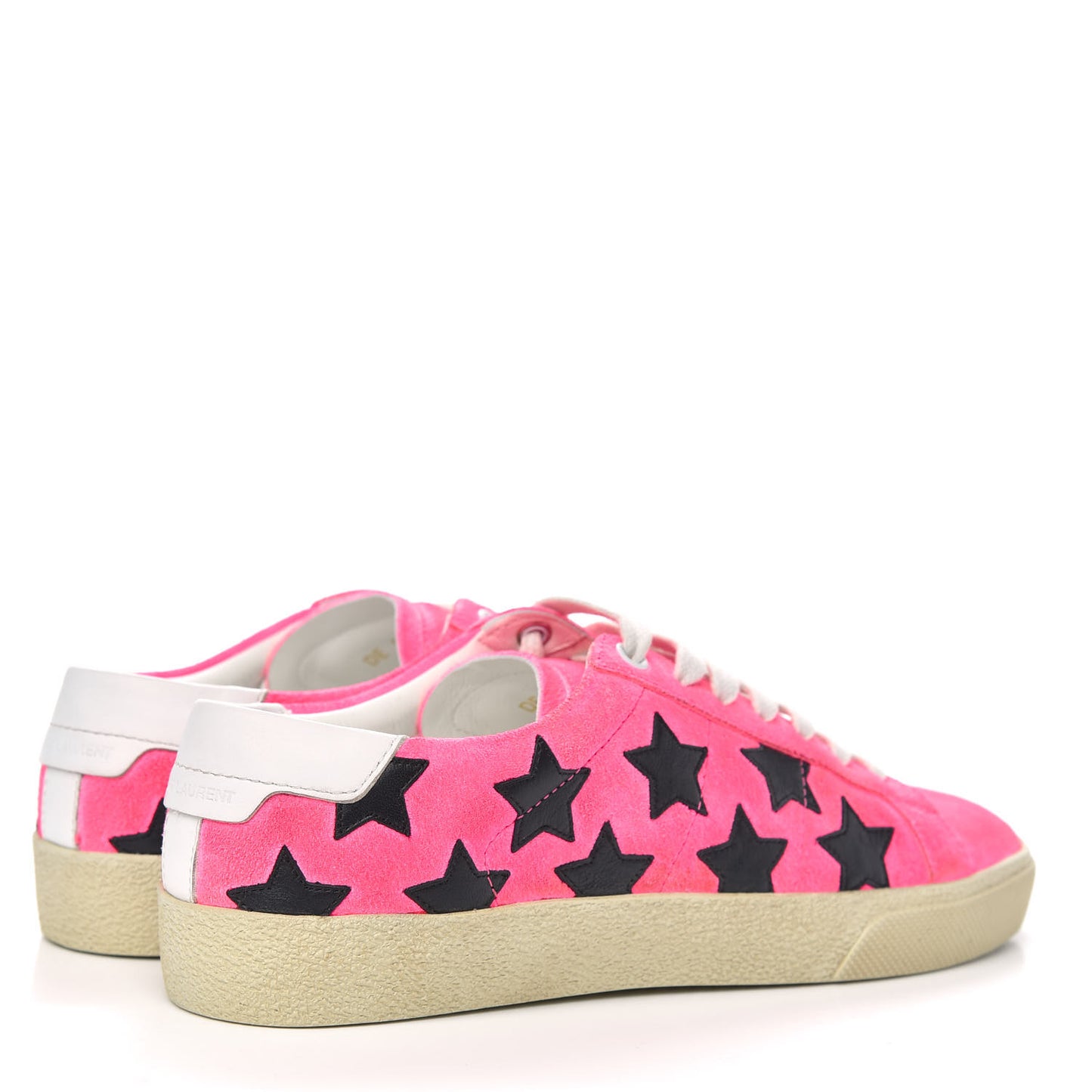 Suede Star Court Sneakers 37 Pink Black