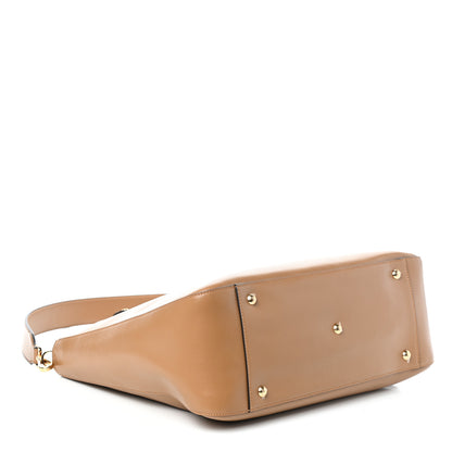 Fendi Vitello Glacier Medium FF Tote Nocciola 4 of 9