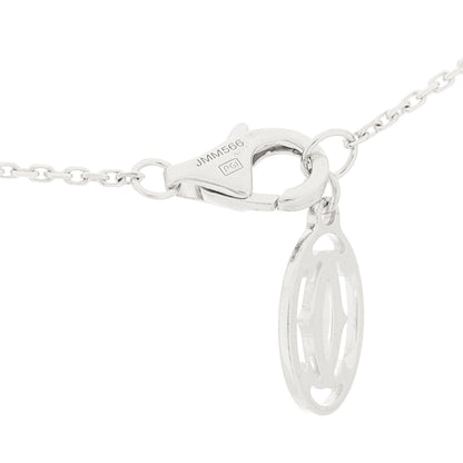 Cartier 18K White Gold Diamond Symbols Cross Pendant Necklace 5 of 6