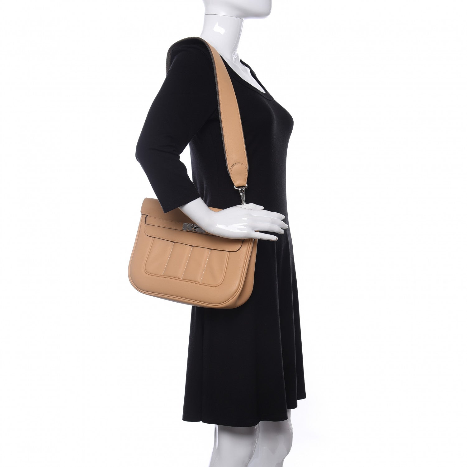 Hermes Veau Swift Sac Berline 28 Sable 2 of 11