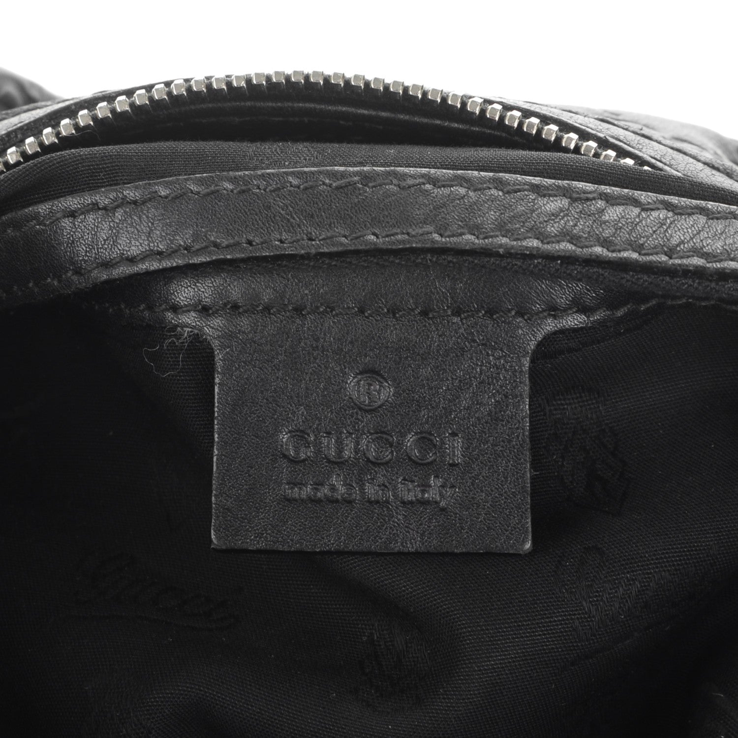 Gucci Guccissima Large GG Twins Hobo Black 6 of 7