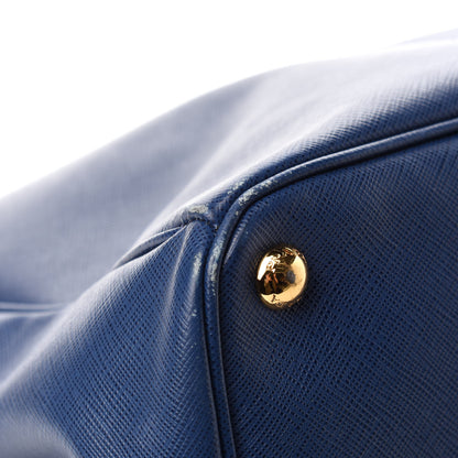 Prada Saffiano Large Galleria Double Zip Tote Cobalto 12 of 18