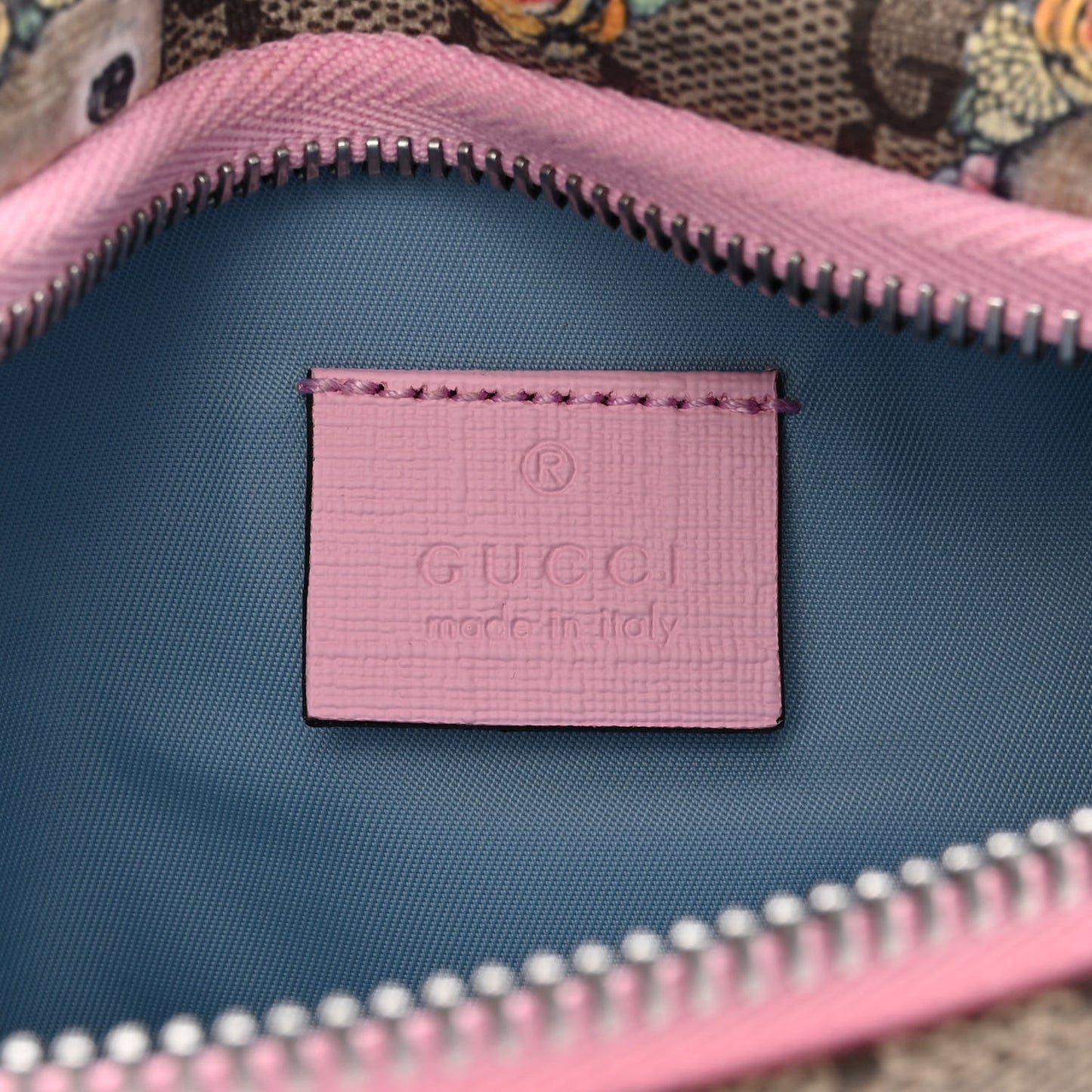 GG Supreme Monogram Childrens Bunny Print Belt Bag Multicolor