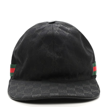Gucci Monogram Web Baseball Hat M Black 3 of 10