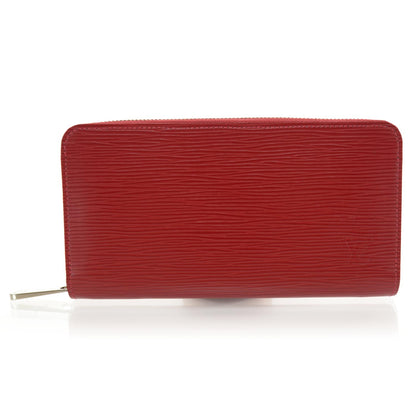 Louis Vuitton Epi Zippy Wallet Rubis Red 1 of 8